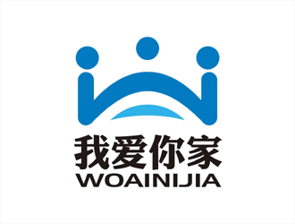 周都響的家政服務(wù)logo - 我愛你家logo設(shè)計(jì)