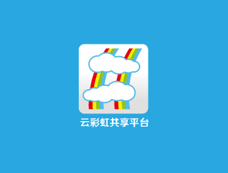 張俊的云彩虹共享平臺logo設計