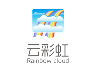 譚家強的云彩虹共享平臺logo設計