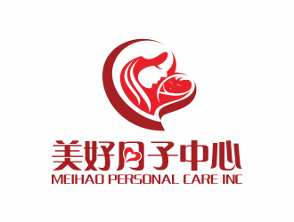 何嘉健的月子中心母嬰圖標logo設計logo設計