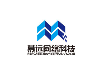 鐘炬的陜西慕遠網(wǎng)絡科技有限公司logo設計