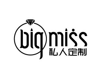 張俊的鉆石珠寶店-big misslogo設(shè)計