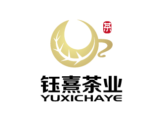 張俊的鈺熹茶業(yè)茶莊logo設計