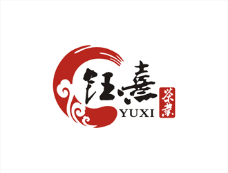 周都響的鈺熹茶業(yè)茶莊logo設(shè)計