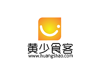 秦曉東的黃少食客 小吃吉祥物卡通標(biāo)志logo設(shè)計(jì)