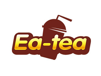 鐘炬的Ea-tea可愛奶茶商標設(shè)計logo設(shè)計