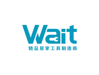 王濤的wait制造工具英文字體logologo設(shè)計