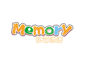 張祥琴的Memory 憶萌私房烘焙對稱商標設計logo設計