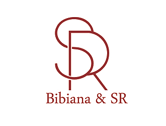 盛銘的Bibiana & SR 化妝品logologo設計