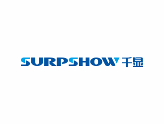 何嘉健的千顯 SURPSHOW ，標識對稱logo設(shè)計