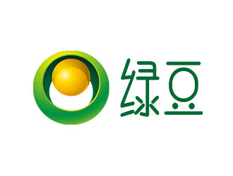 鐘炬的綠豆健康金融logologo設(shè)計