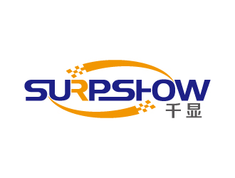 葉美寶的千顯 SURPSHOW ，標(biāo)識對稱logo設(shè)計(jì)