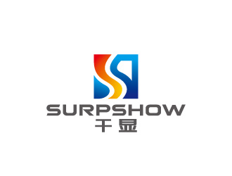 周金進(jìn)的千顯 SURPSHOW ，標(biāo)識(shí)對(duì)稱logo設(shè)計(jì)