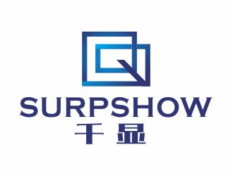 吳志超的千顯 SURPSHOW ，標(biāo)識對稱logo設(shè)計(jì)