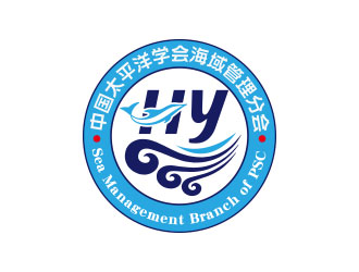 向正軍的海域管理分會徽章logologo設計