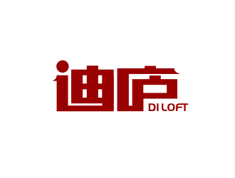 姜彥海的迪廬；DILOFT 對(duì)稱(chēng)標(biāo)志logo設(shè)計(jì)