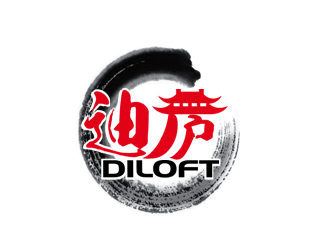 余亮亮的迪廬；DILOFT 對稱標志logo設(shè)計