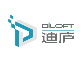 邱麟致的迪廬；DILOFT 對稱標志logo設計