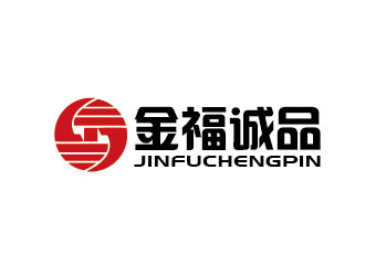 李賀的金福誠品圖形對稱logo設計