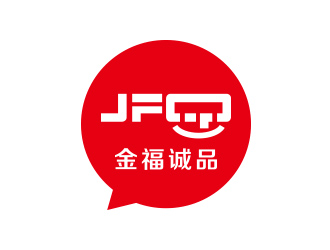 黃安悅的金福誠品圖形對稱logo設計