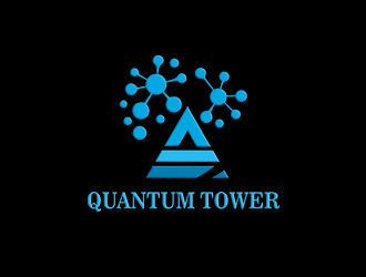 張寒的Quantum Tower 量子塔，對(duì)稱平衡圖形logo設(shè)計(jì)