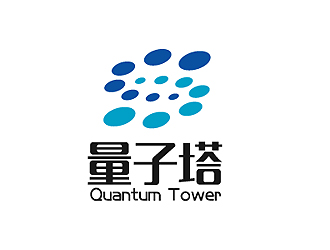 秦曉東的Quantum Tower 量子塔，對(duì)稱平衡圖形logo設(shè)計(jì)