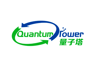 譚家強(qiáng)的Quantum Tower 量子塔，對(duì)稱平衡圖形logo設(shè)計(jì)