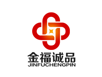 余亮亮的金福誠品圖形對稱logo設計