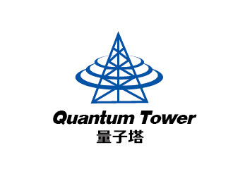 李賀的Quantum Tower 量子塔，對稱平衡圖形logo設(shè)計(jì)