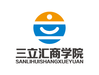 葉美寶的三立匯商學(xué)院對稱logologo設(shè)計