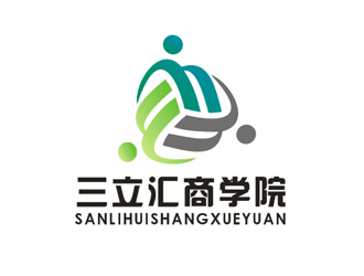 李正東的三立匯商學院對稱logologo設計