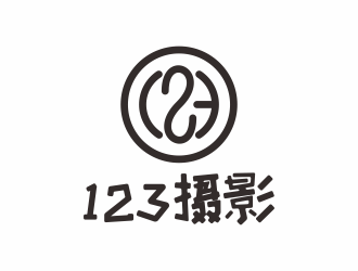 何嘉健的123攝影工作室logo設(shè)計