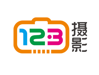 趙鵬的123攝影工作室logo設(shè)計(jì)