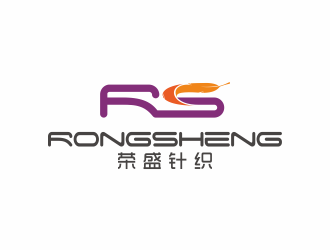 何嘉健的榮盛針織RONGSHENG KNITTING商標設計logo設計