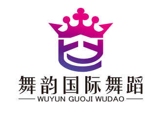 向正軍的舞韻國際舞蹈logo設計