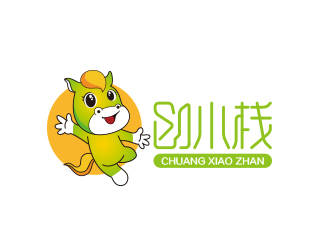 黃安悅的創(chuàng)小棧保健品動物卡通熊logo設(shè)計(jì)logo設(shè)計(jì)