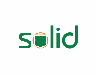 湯儒娟的solid植物補光產品logo設計