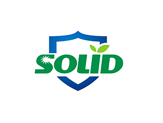 盛銘的solid植物補光產品logo設計