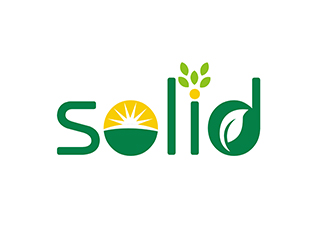 潘樂的solid植物補光產品logo設計