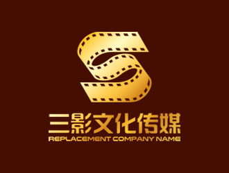 鐘炬的青島三影文化傳媒有限公司logo設(shè)計