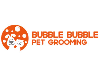 鐘炬的bubble bubble pet groominglogo設(shè)計(jì)