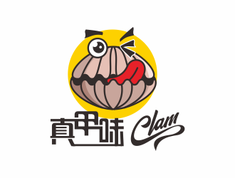 何嘉健的真甲味可愛食品LOGOlogo設計