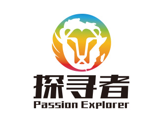 向正軍的探尋者非洲戶外旅游LOGOlogo設計