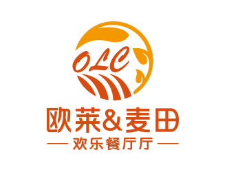 向正軍的歐萊&麥田烘培店logologo設計