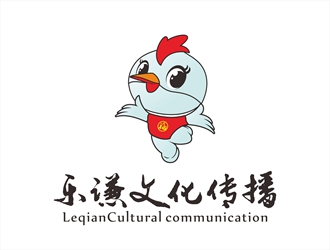 唐國強的湖南樂謙文化傳播公司吉祥物標志設(shè)計logo設(shè)計