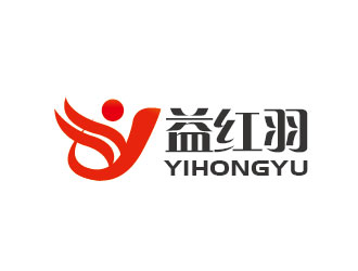 李賀的成都益紅羽家政logo設計