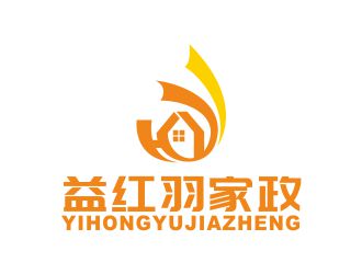 吳志超的成都益紅羽家政logo設計