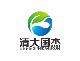 何嘉健的清大國(guó)杰生物科技有限公司logo設(shè)計(jì)