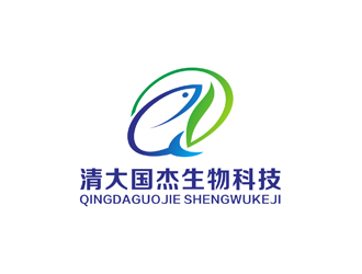 陳今朝的清大國(guó)杰生物科技有限公司logo設(shè)計(jì)