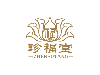 曾翼的珍福堂電視欄目標志logo設計